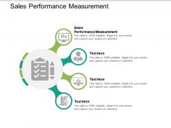 Sales performance measurement ppt powerpoint presentation infographics background cpb