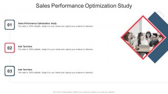 Sales Performance Optimization Study In Powerpoint And Google Slides Cpb
