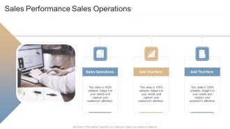 Sales Performance Sales Operations In Powerpoint And Google Slides Cpb