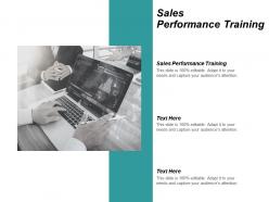Sales performance training ppt powerpoint presentation summary graphic tips cpb