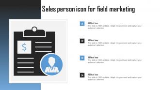 Sales Person Icon For Field Marketing