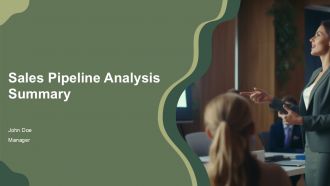 Sales Pipeline Analysis Summary PPT Presentation AT