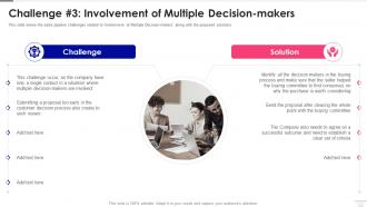 Sales Pipeline Management 3 Involvement Of Multiple Decision Makers