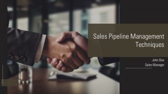 Sales Pipeline Management Techniques PPT Mockup AT Sales Pipeline Management Techniques PPT Mockup AT