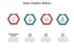 Sales pipeline metrics ppt powerpoint presentation infographic template skills cpb
