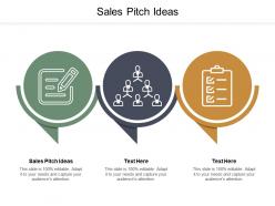 Sales pitch ideas ppt powerpoint presentation layouts ideas cpb