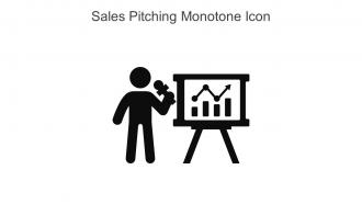 Sales Pitching Monotone Icon In Powerpoint Pptx Png And Editable Eps Format