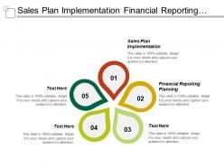 Sales plan implementation financial reporting planning project management process