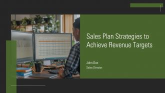 Sales Plan Strategies To Achieve Revenue Targets PPT Slides AT