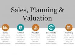 Sales planning and valuation presentation images