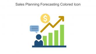 Sales Planning Forecasting Colored Icon In Powerpoint Pptx Png And Editable Eps Format