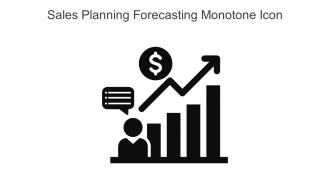 Sales Planning Forecasting Monotone Icon In Powerpoint Pptx Png And Editable Eps Format