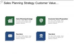 Sales planning strategy customer value proposition sales forecasting