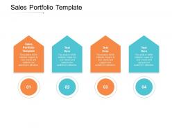 Sales portfolio template ppt powerpoint presentation model inspiration cpb