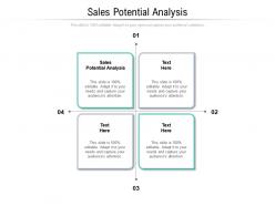 Sales potential analysis ppt powerpoint presentation styles inspiration cpb