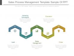 Sales Process Management Template Sample Of Ppt