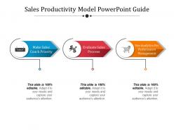 Sales productivity model powerpoint guide