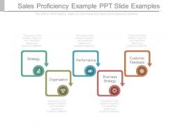Sales proficiency example ppt slide examples