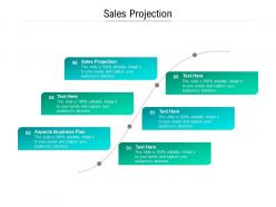 Sales projection ppt powerpoint presentation show gallery cpb
