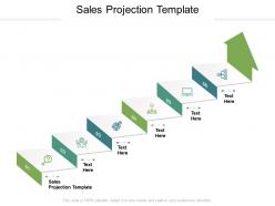 Sales projection template ppt powerpoint presentation slides model cpb