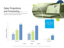 Sales projections and forecasting brand upgradation ppt summary