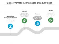 Sales promotion advantages disadvantages ppt powerpoint presentation gallery pictures cpb