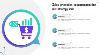 Sales Promotion As Communication Mix Strategy Icon