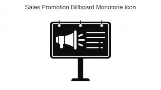 Sales Promotion Billboard Monotone Icon In Powerpoint Pptx Png And Editable Eps Format