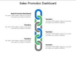 Sales promotion dashboard ppt powerpoint presentation model designs download cpb
