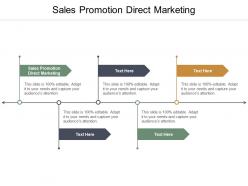 Sales promotion direct marketing ppt powerpoint presentation infographics outline cpb
