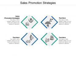 Sales promotion strategies ppt powerpoint presentation icon format cpb