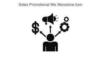 Sales Promotional Mix Monotone Icon Powerpoint Pptx Png And Editable Eps Format