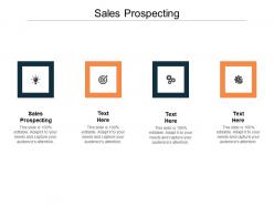 Sales prospecting ppt powerpoint presentation model graphic tips cpb