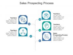 Sales prospecting process ppt powerpoint presentation gallery example topics cpb