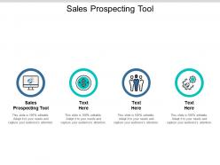 Sales prospecting tool ppt powerpoint presentation styles aids cpb