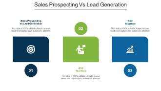 Sales Prospecting Vs Lead Generation Ppt Powerpoint Presentation Inspiration Cpb