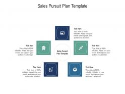Sales pursuit plan template ppt powerpoint presentation summary microsoft cpb