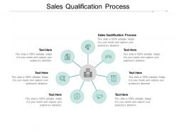 Sales qualification process ppt powerpoint presentation show portfolio cpb