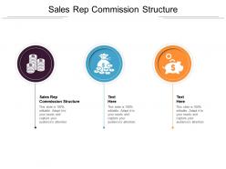 Sales rep commission structure ppt powerpoint presentation infographics good cpb