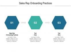 Sales rep onboarding practices ppt powerpoint presentation gallery file formats cpb