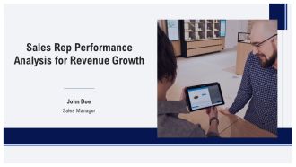 Sales Rep Performance Analysis For Revenue Growth PPT Presentation AT
