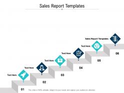 Sales report templates ppt powerpoint presentation model format cpb