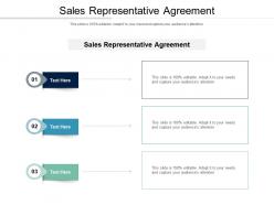 Sales representative agreement ppt powerpoint presentation slides ideas cpb