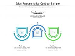 Sales representative contract sample ppt ideas background images cpb