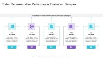 Sales Representative Performance Evaluation Samples In Powerpoint And Google Slides Cpb