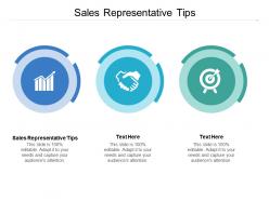 Sales representative tips ppt powerpoint presentation file designs cpb