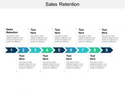 Sales retention ppt powerpoint presentation styles example file cpb