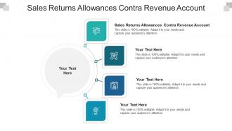 Sales returns allowances contra revenue account ppt powerpoint presentation portfolio designs cpb