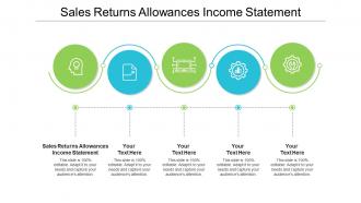 Sales returns allowances income statement ppt powerpoint presentation infographic template portrait cpb