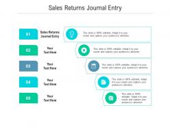 Sales returns journal entry ppt powerpoint presentation styles mockup cpb